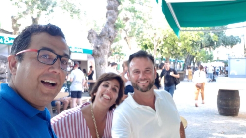Vino Santi op bezoek